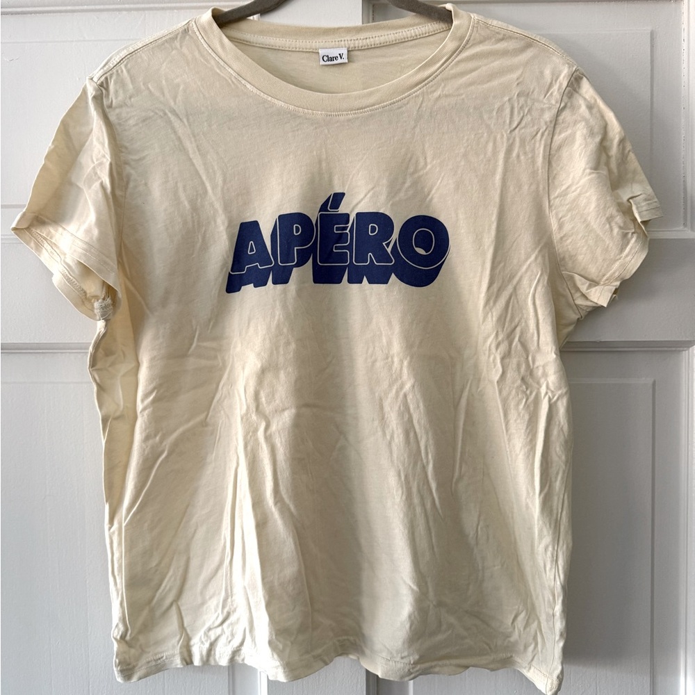 Clare V Classic Tee “Apéro”